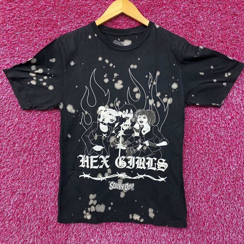 Scooby-Doo Hex Girls Bleach Wash T-Shirt Small